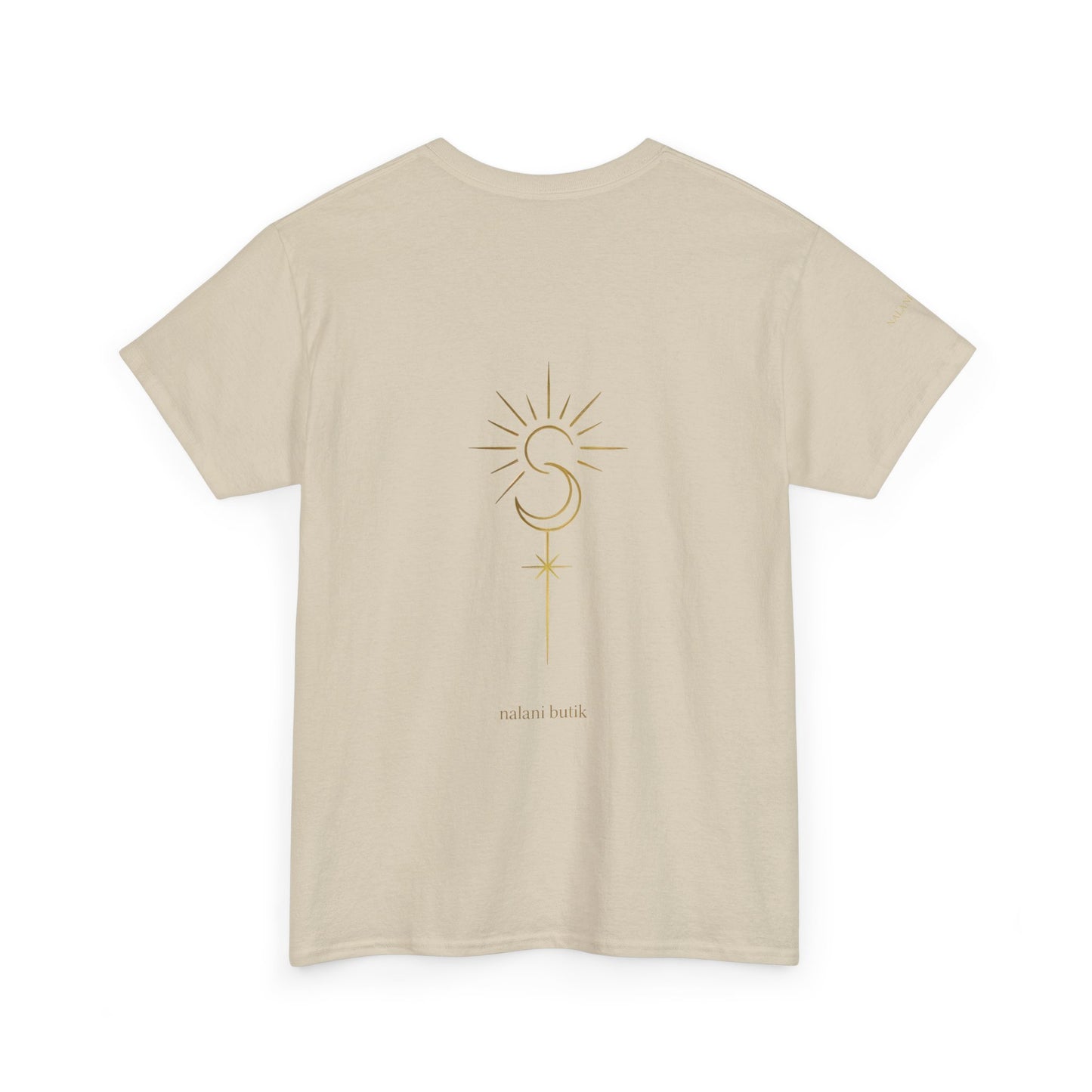 Minimal Sun & Moon Tee — Celestial Graphic T-Shirt