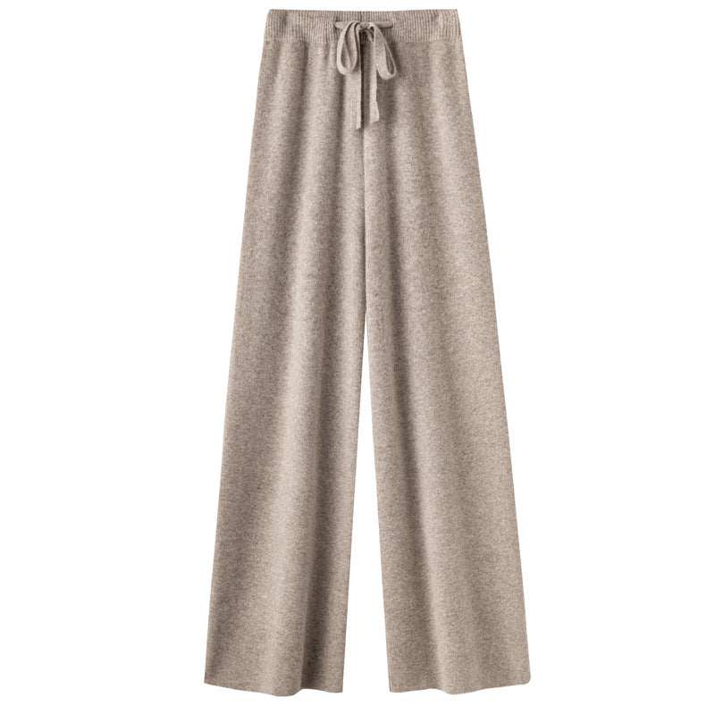 Nalani Pure Wool Flow Wide-Leg Pants - Quiet Luxury Comfort