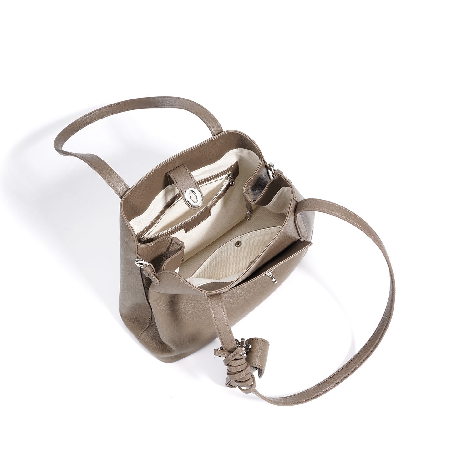 Nalani Soft Bucket Leather Shoulder Bag - A Spacious, Calm Everyday Essential