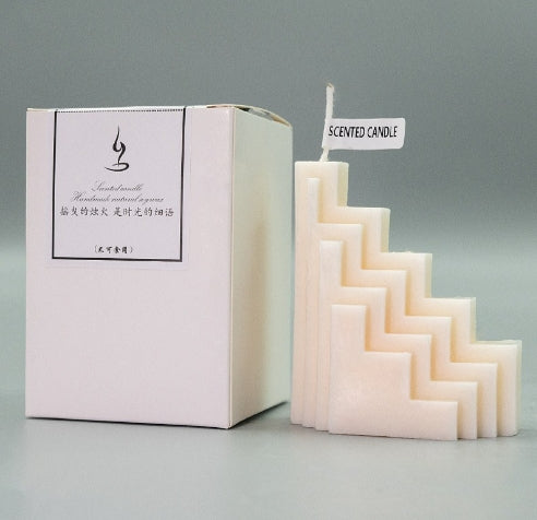 Nalani Sculptural Scented Candle – Geometric Home Decor