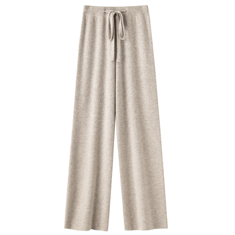 Nalani Pure Wool Flow Wide-Leg Pants - Quiet Luxury Comfort