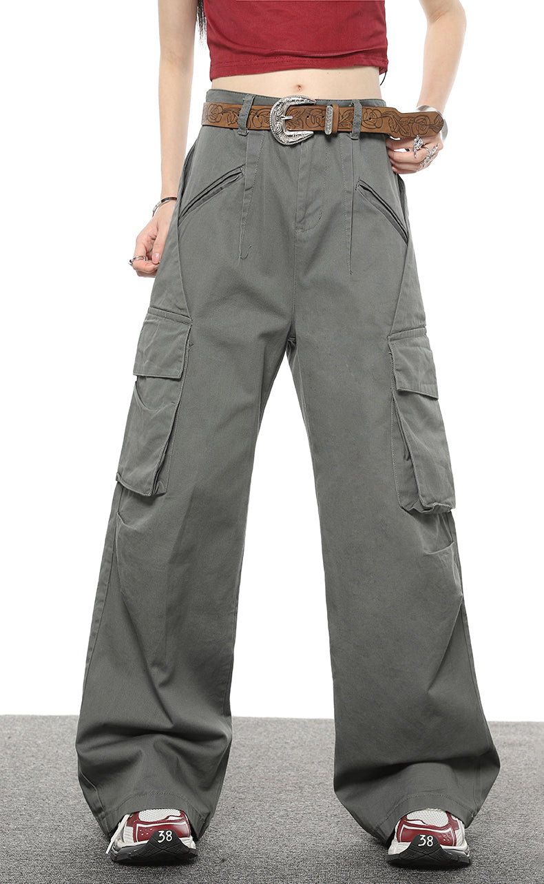 Nalani Utility Flow Wide-Leg Pants
