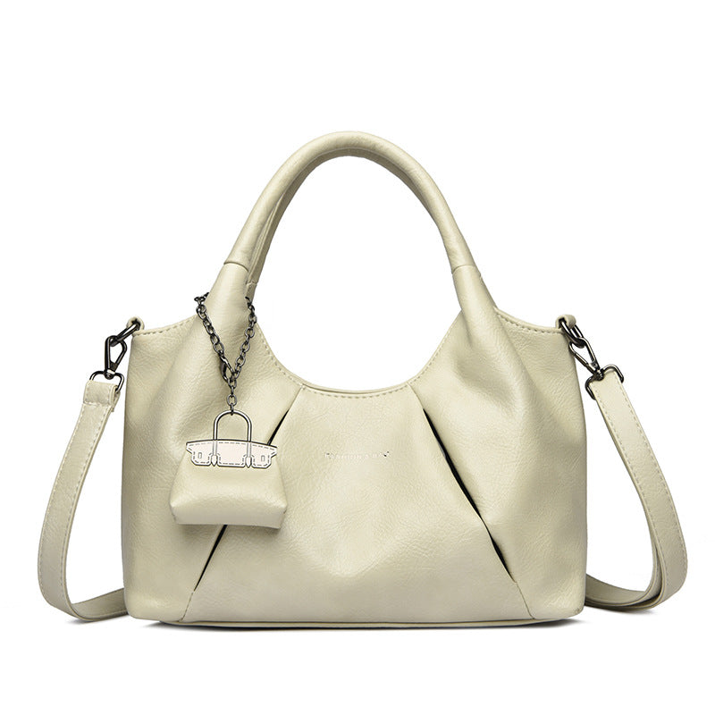 Nalani Soft Pleat Leather Shoulder Bag - A Relaxed Everyday Essential