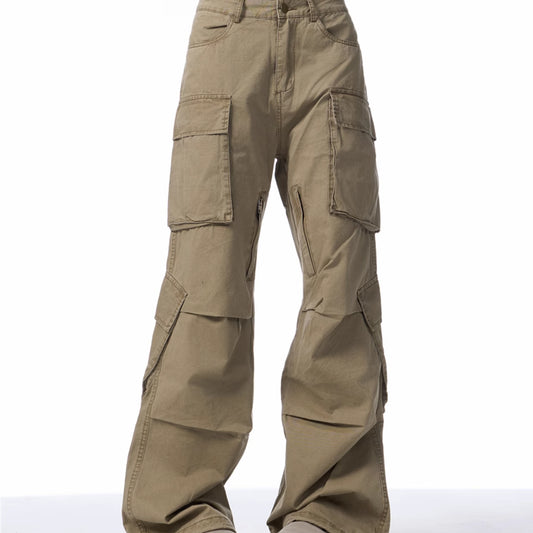 Nalani Utility Flow Straight-Leg Cargo Pants - Grounded Function. Effortless Movement.