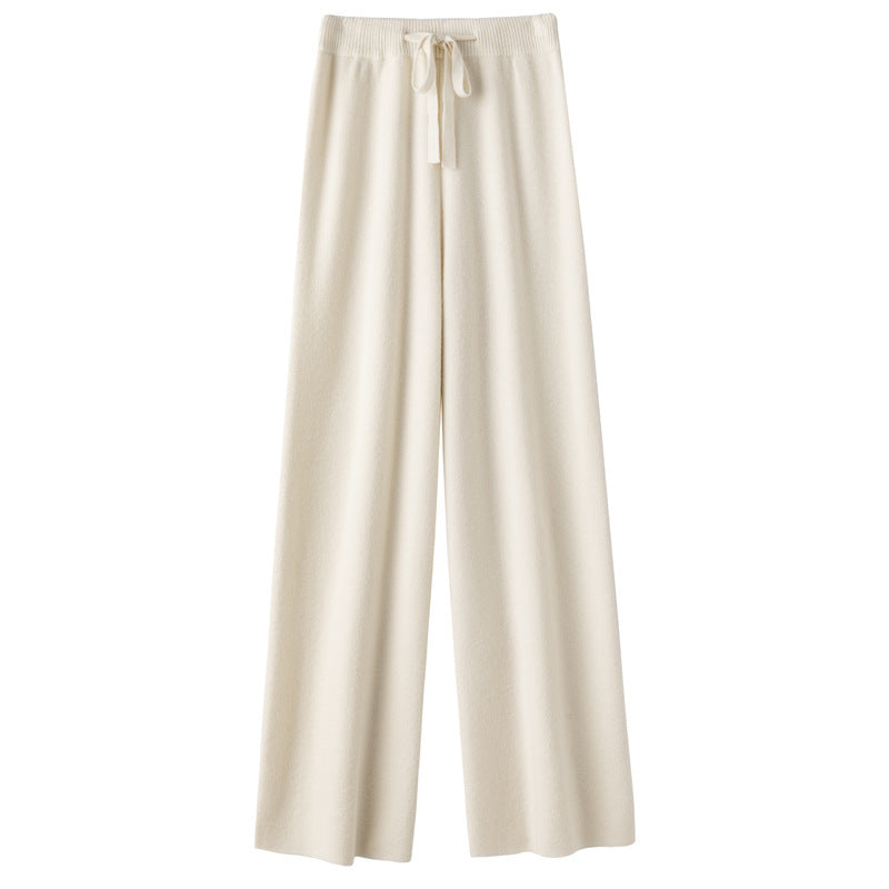 Nalani Pure Wool Flow Wide-Leg Pants - Quiet Luxury Comfort