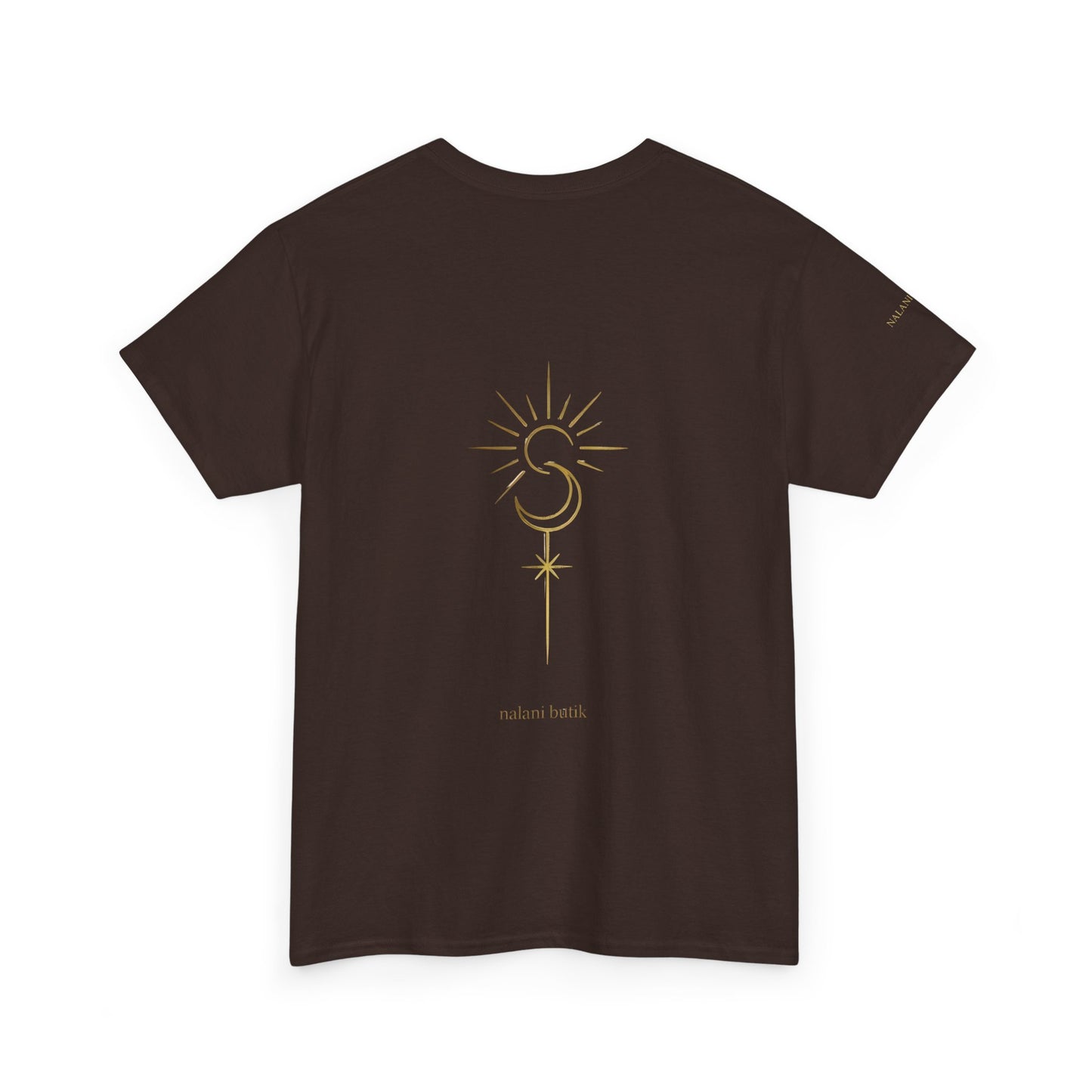 Minimal Sun & Moon Tee — Celestial Graphic T-Shirt