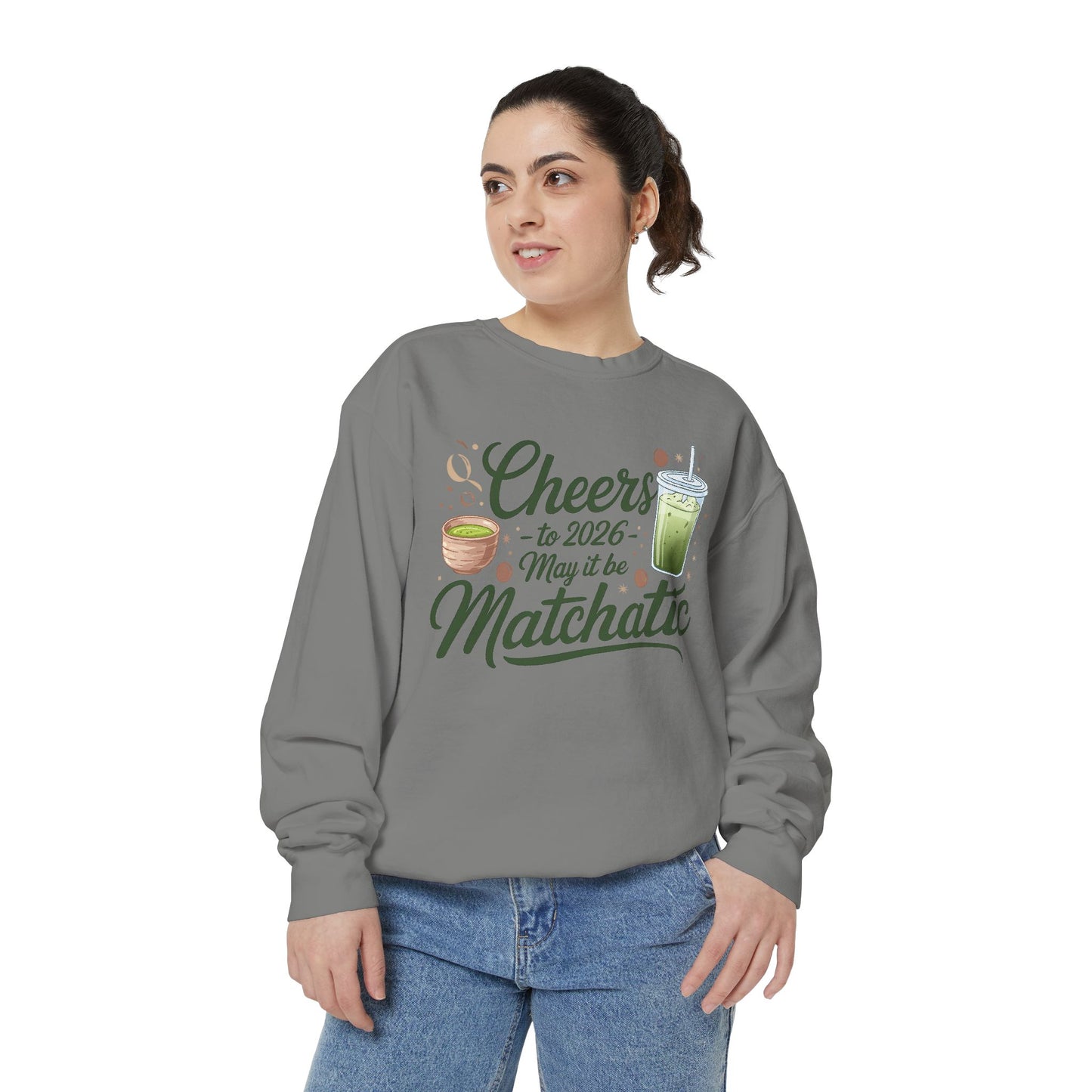 Matcha Cheers 2026 Sweatshirt