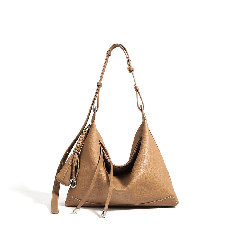 Nalani Refined Zip Crossbody - A Softly Structured Leather Essential