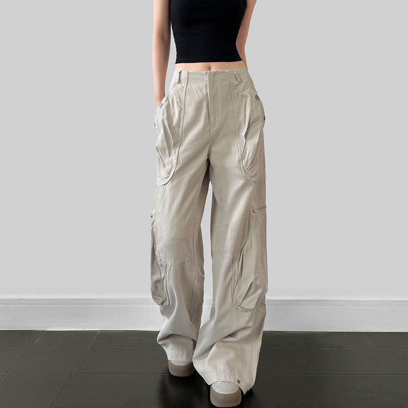 Nalani Pocket Flow Wide-Leg Pants - Effortless structure. Everyday movement