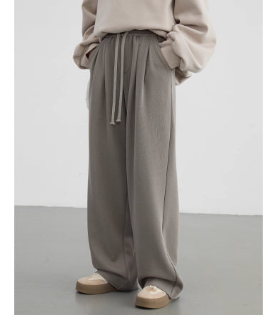Nalani Cozy Fleece High-Waist Pants - Soft Fleece Everyday Trousers
