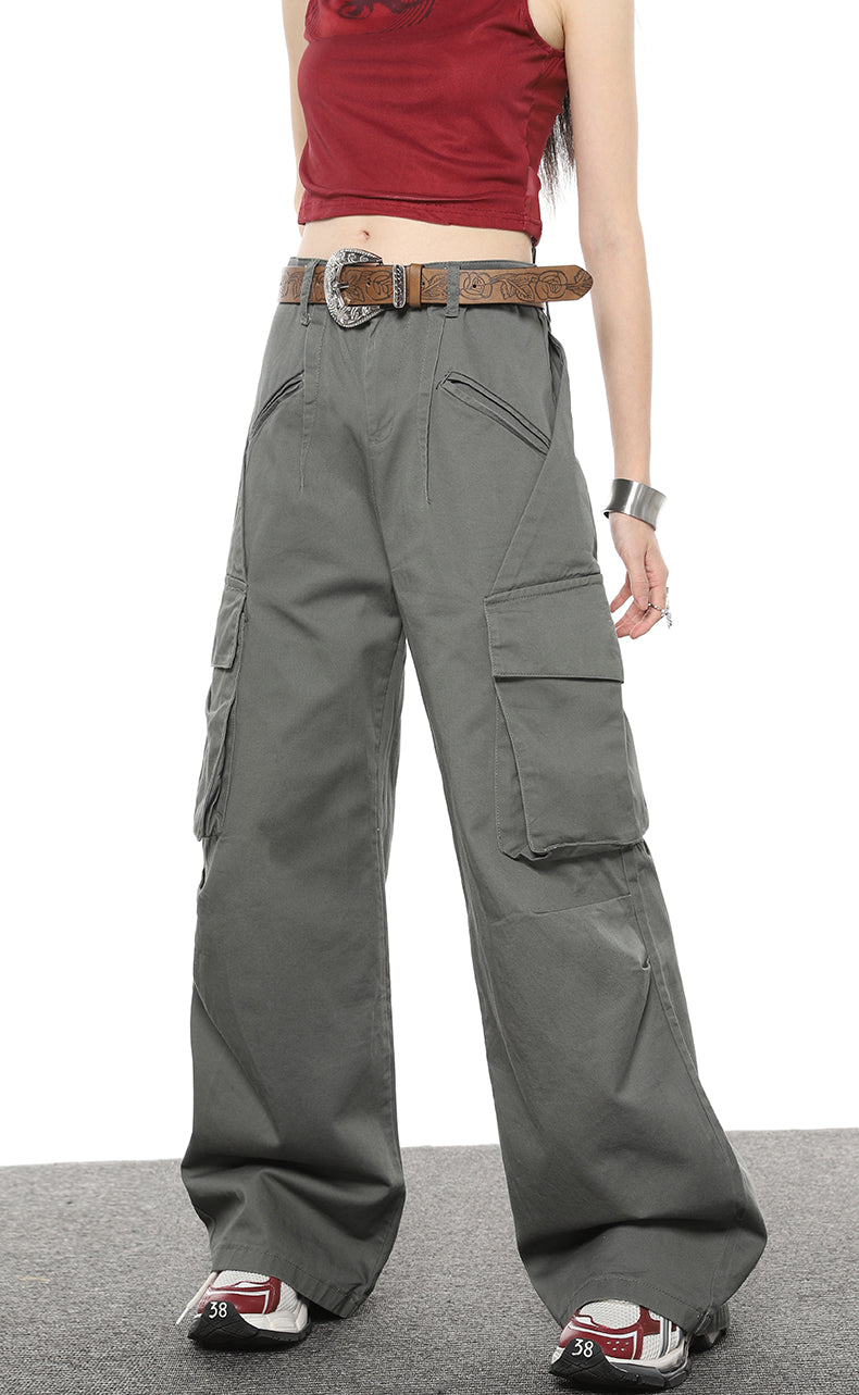 Nalani Utility Flow Wide-Leg Pants