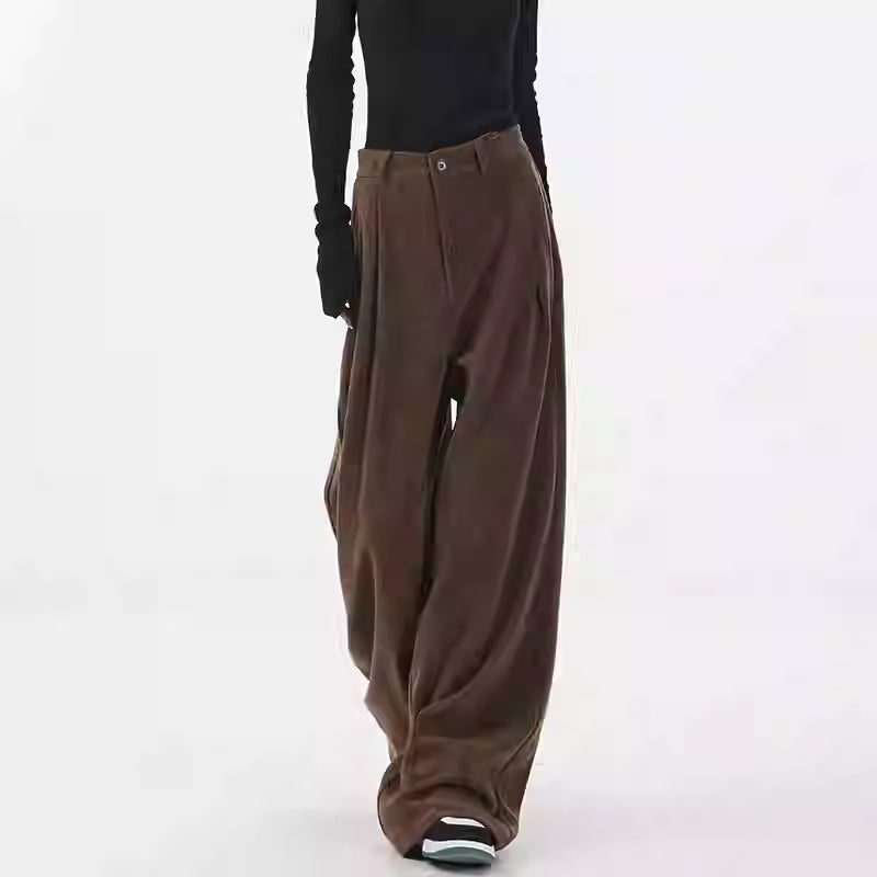 Nalani Relaxed Straight-Leg Baggy Pants