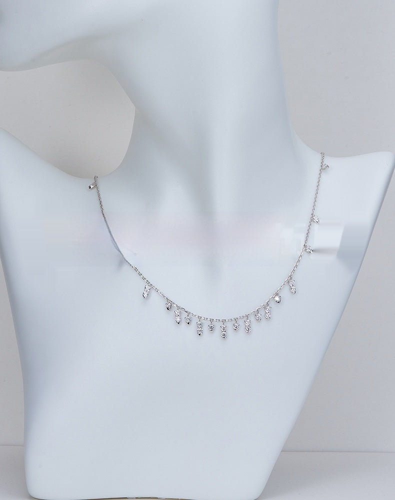 Nalani Spark Tassel Necklace — 925 Sterling Silver