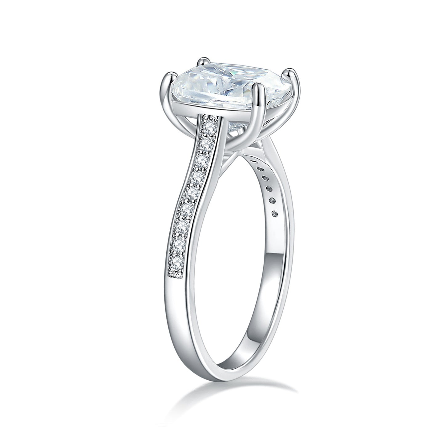 Nalani Luxe Pillow-Cut Moissanite Ring