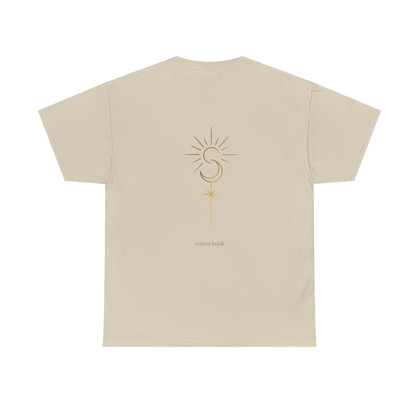 Minimal Sun & Moon Tee — Celestial Graphic T-Shirt