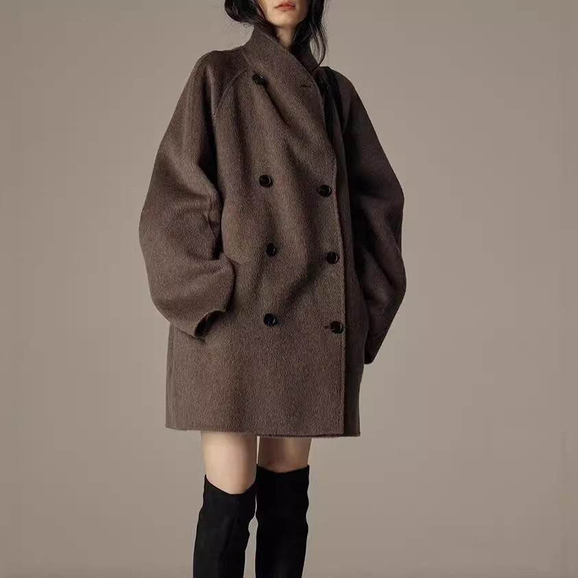 Nalani Luxe - Elegant Winter Double-Sided Wool Coat – Timeless Warmth, Effortless Luxury