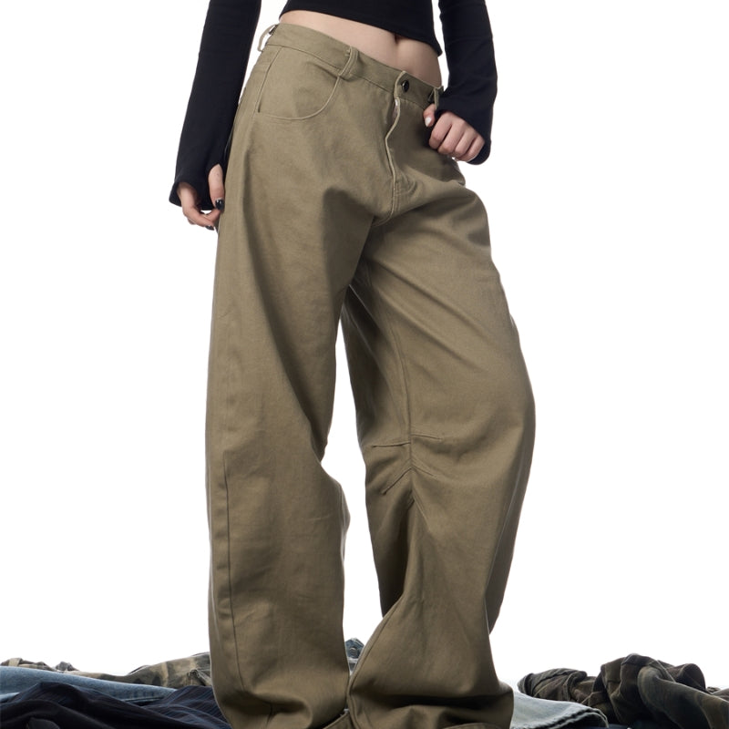 Nalani Coffee Linen-Blend Straight-Leg Pants - Grounded Tones. Effortless Ease.