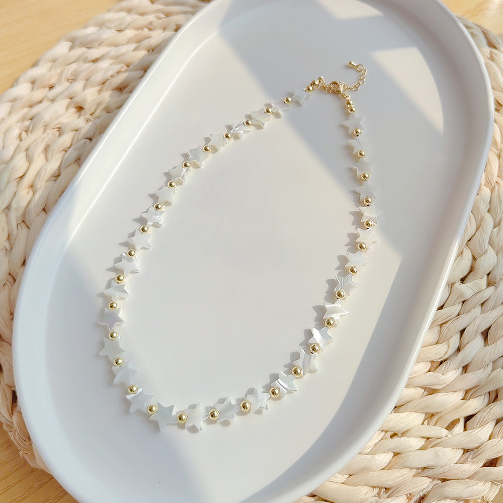Golden Starfish Pearl Necklace – Ocean Inspired Jewelry