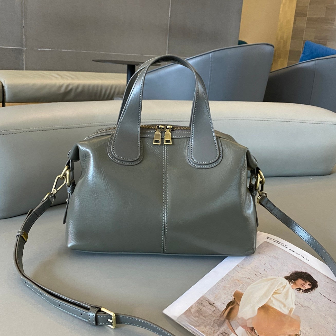 Nalani Soft Pillow Leather Bag - A Vintage-Inspired Everyday Statement