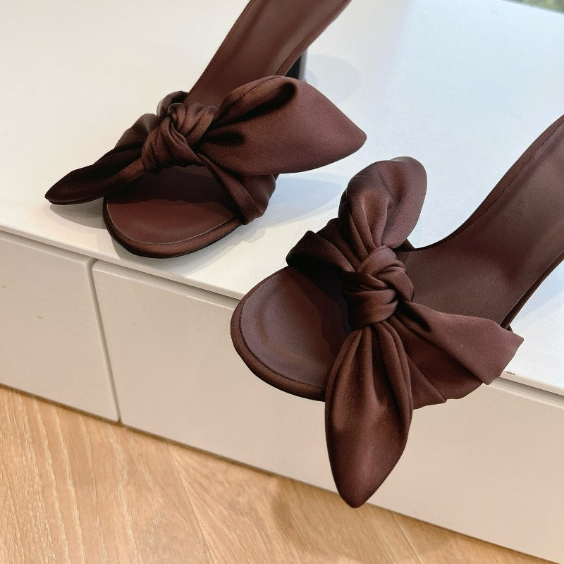 Nalani Bow Heel Sandals