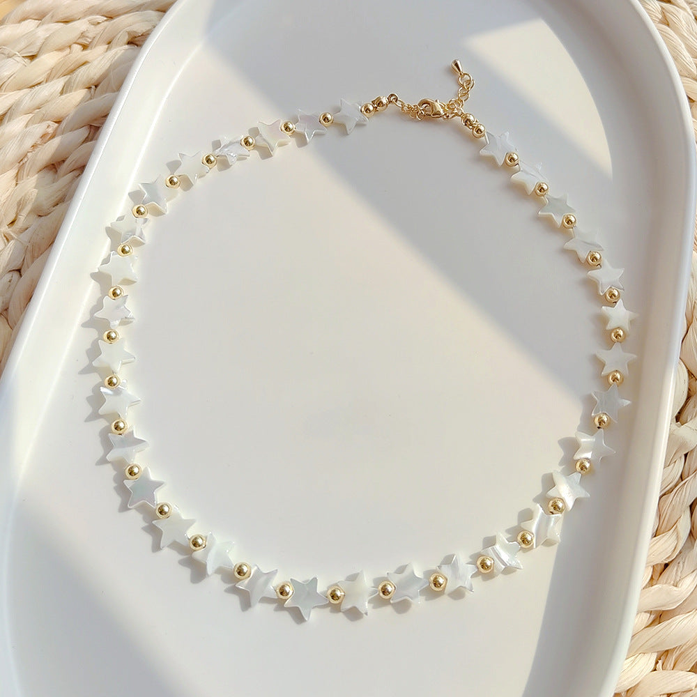 Golden Starfish Pearl Necklace – Ocean Inspired Jewelry