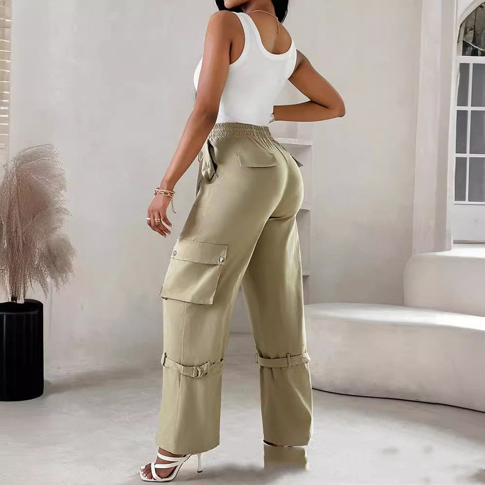 Nalani Modern Utility Pocket Pants - Clean structure with functional ease