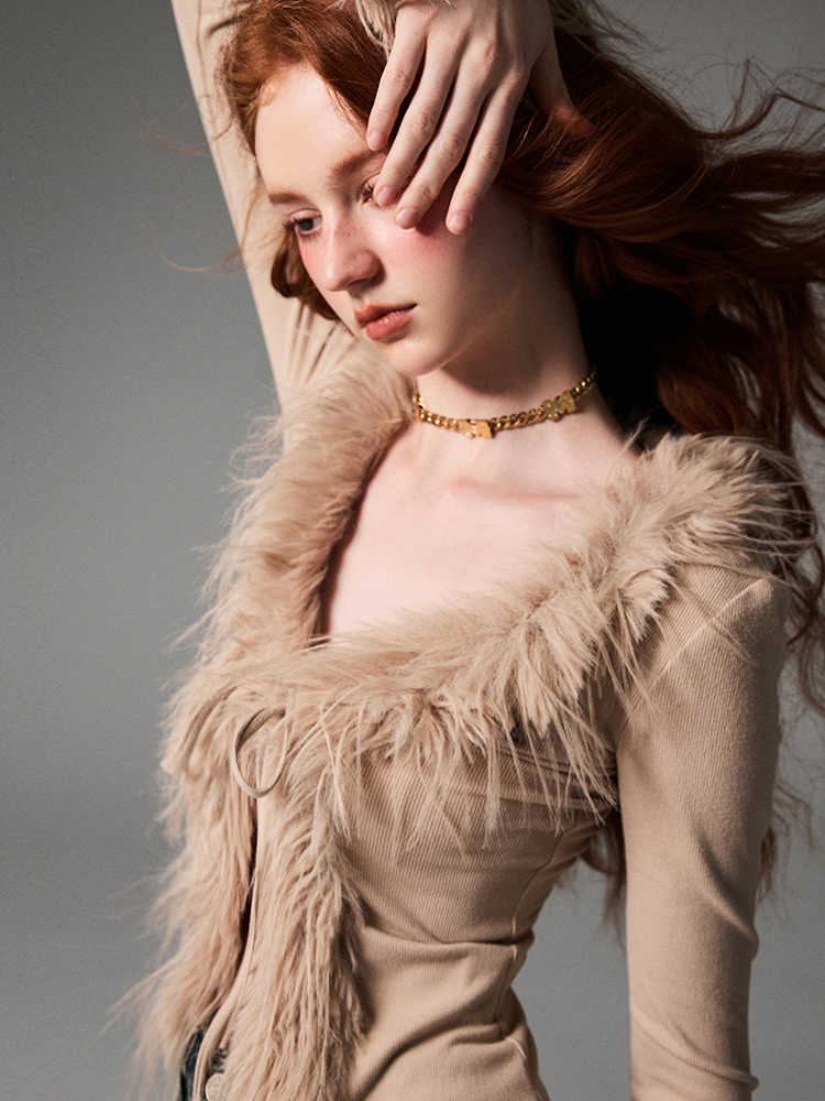 Soft Lace-Up Knit Cardigan – Romantic Everyday Layer