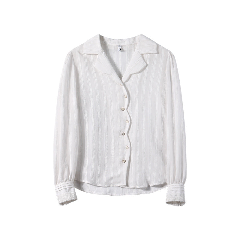 Textured Embroidered Shirt – Soft Tailored Ease