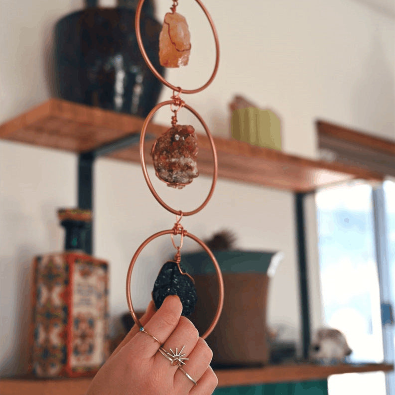 Raw Crystal Wall Hanging – Natural Balance Decor