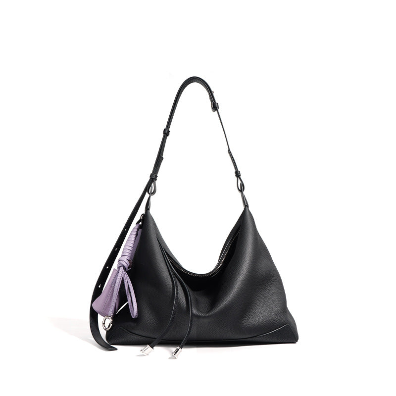 Nalani Refined Zip Crossbody - A Softly Structured Leather Essential