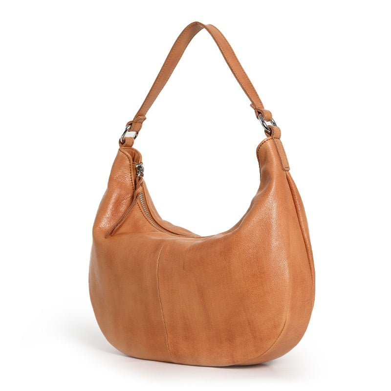 Nalani Luxe -  Soft Splice Leather Crossbody - A Relaxed Everyday Companion