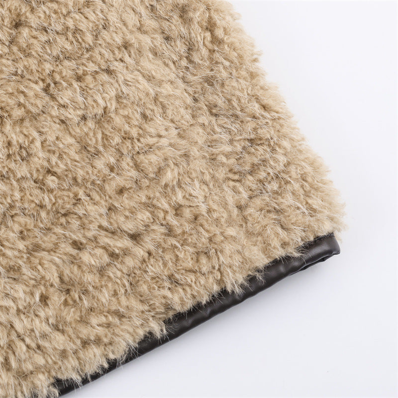 Elegant Fleece Long Overcoat – Soft Luxury for Effortless Winter Style