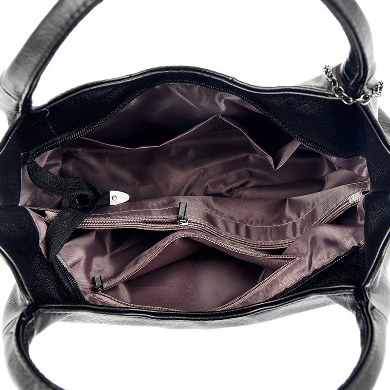 Nalani Soft Pleat Leather Shoulder Bag - A Relaxed Everyday Essential