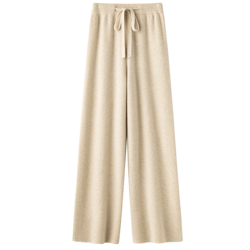Nalani Pure Wool Flow Wide-Leg Pants - Quiet Luxury Comfort