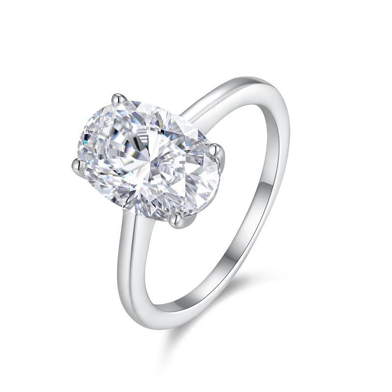 Nalani Luxe — S925 Moissanite Solitaire Ring (Premium Cut)