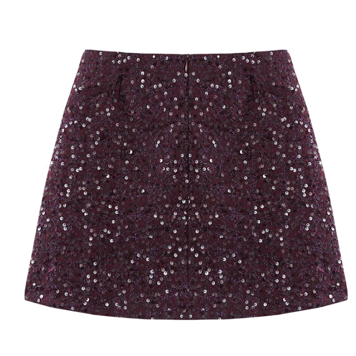 Soft Spark A-Line Mini Skirt