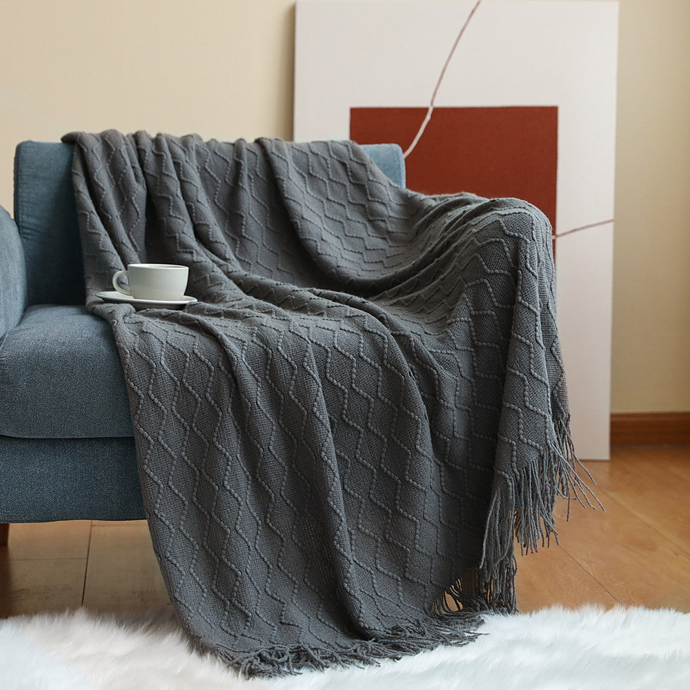 Nordic Knit Throw Blanket – Soft Everyday Comfort