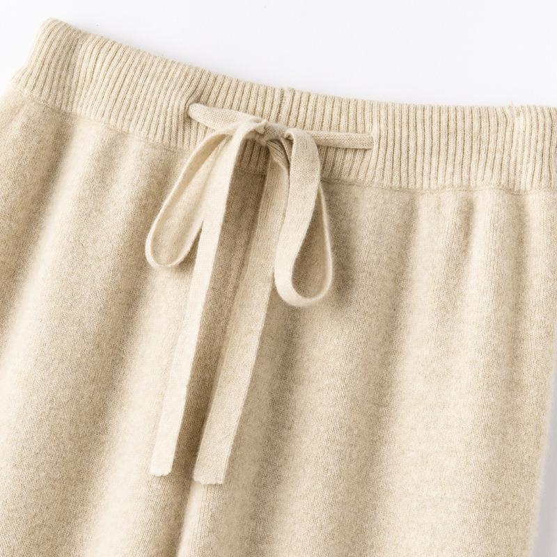 Nalani Wool Knit Flow Wide-Leg Pants - Soft Warmth. Effortless Drape