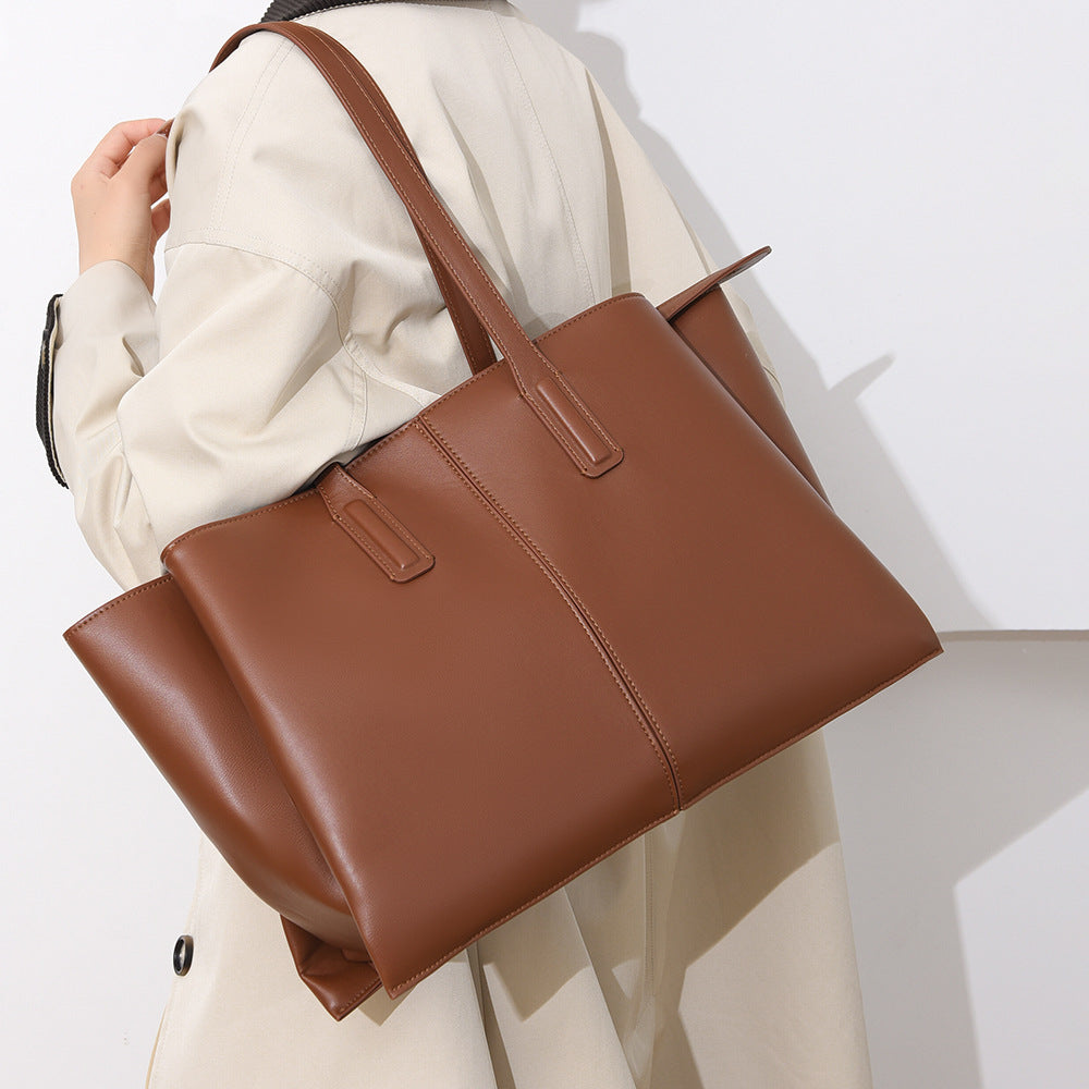 Nalani Soft Structure Tote - A Minimal, Spacious Everyday Bag