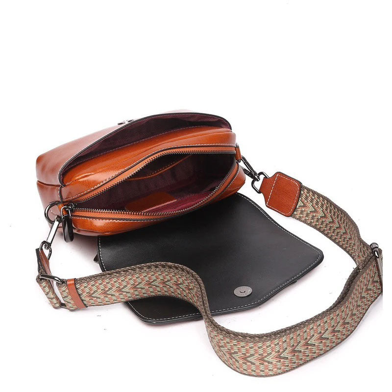 Nalani Soft Square Leather Crossbody - A Calm, Everyday Essential