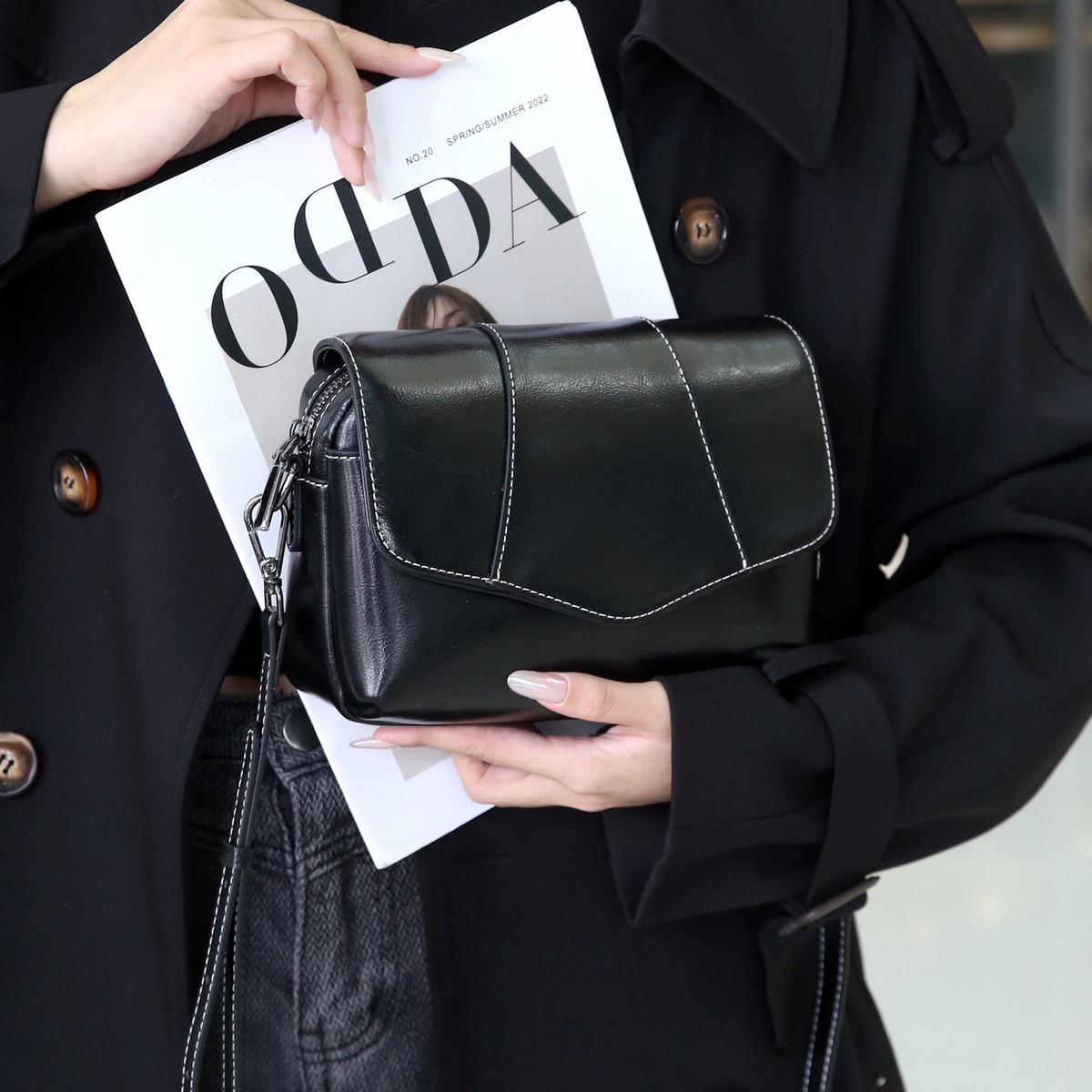 Nalani Soft Square Leather Crossbody - A Calm, Everyday Essential