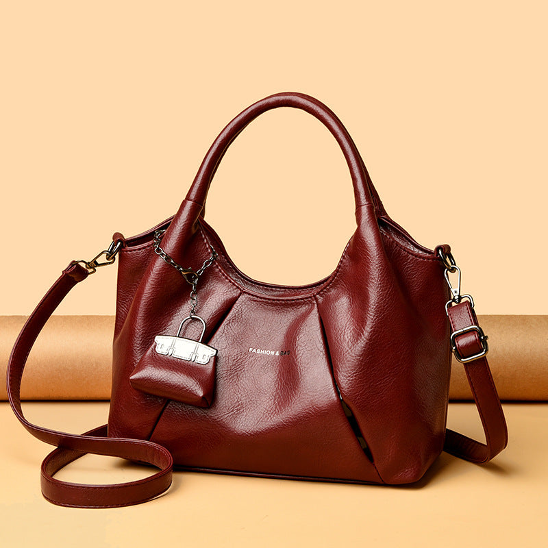 Nalani Soft Pleat Leather Shoulder Bag - A Relaxed Everyday Essential
