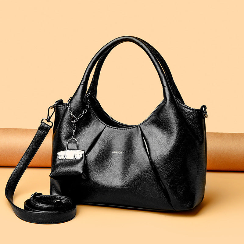 Nalani Soft Pleat Leather Shoulder Bag - A Relaxed Everyday Essential