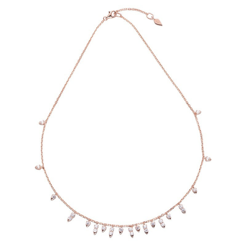 Nalani Spark Tassel Necklace — 925 Sterling Silver