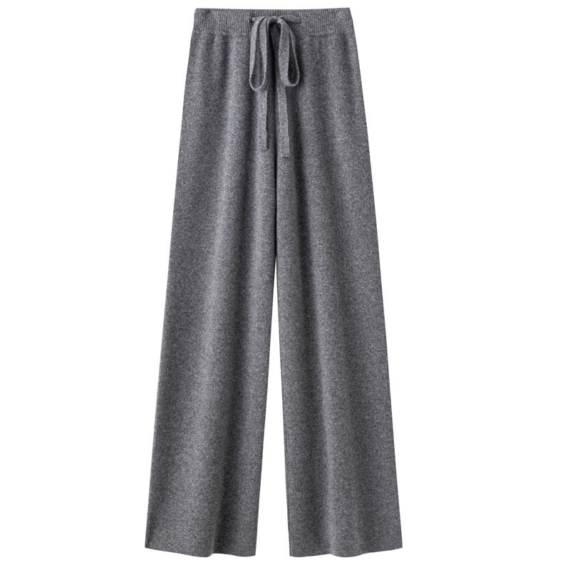 Nalani Pure Wool Flow Wide-Leg Pants - Quiet Luxury Comfort
