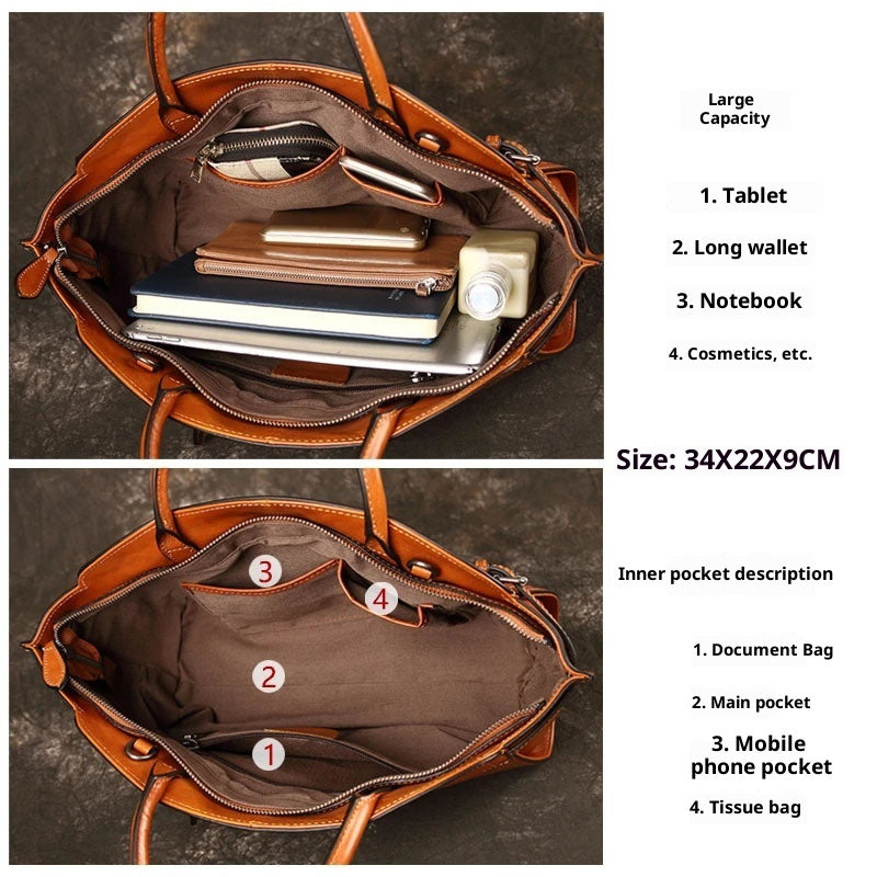 Nalani Luxe -  Soft Patchwork Leather Crossbody - A Relaxed, Everyday Leather Essential