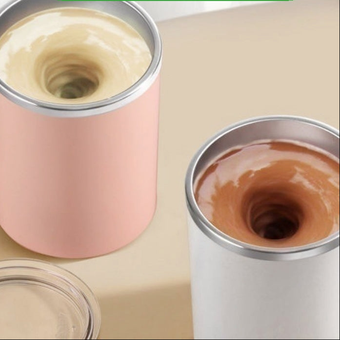 Portable Rechargeable Self-Stirring Coffee Mug – Magnetic Automatic Mixing Cup (360ml)