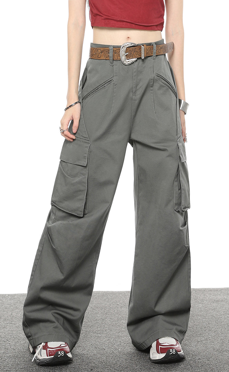 Nalani Utility Flow Wide-Leg Pants